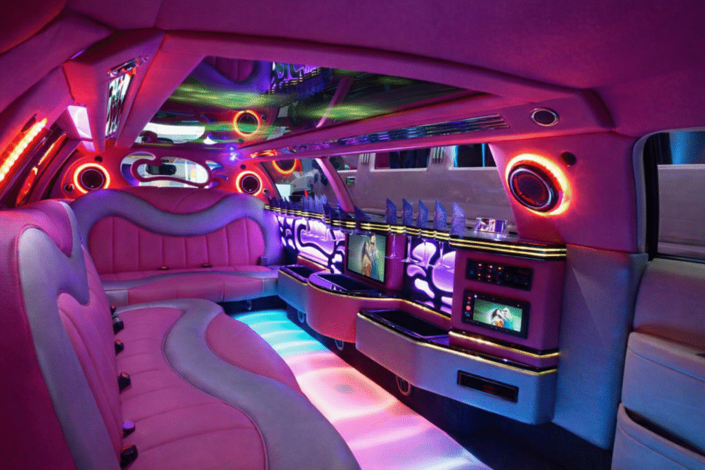 Roze Chrysler van binnen